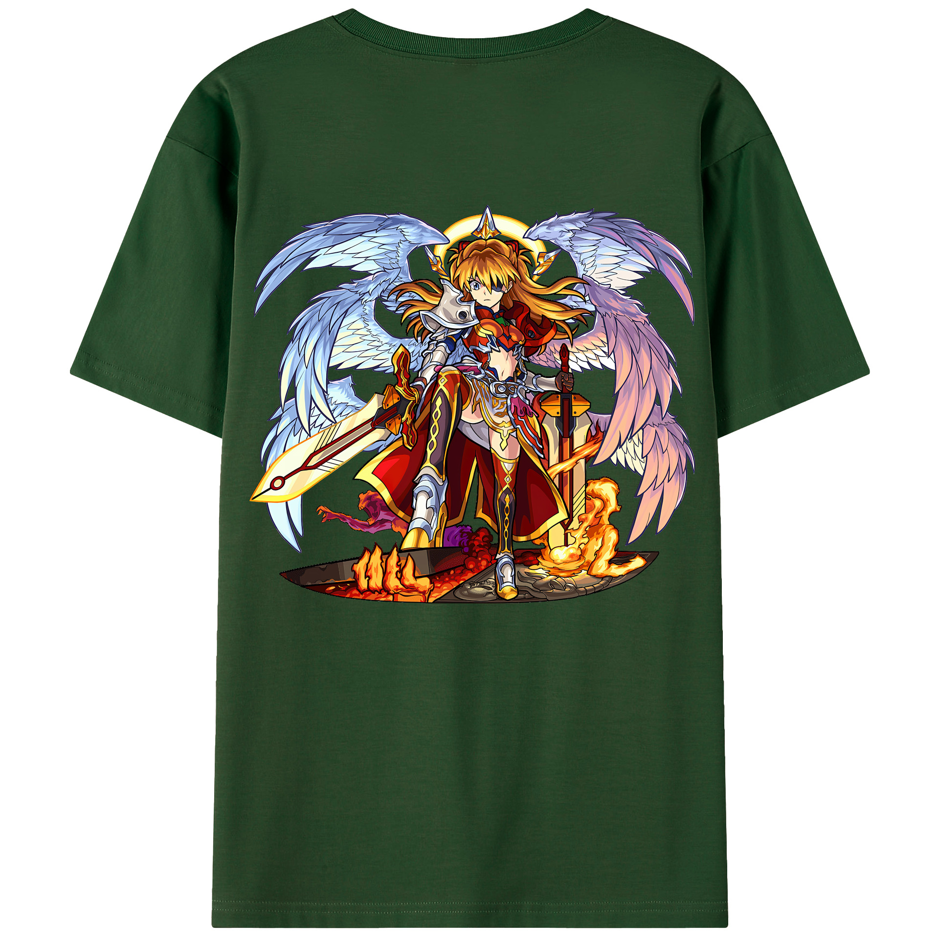 （画像用） EVA 新世紀エヴァンゲリオン 綿100％半袖Tシャツ（背面プリント）